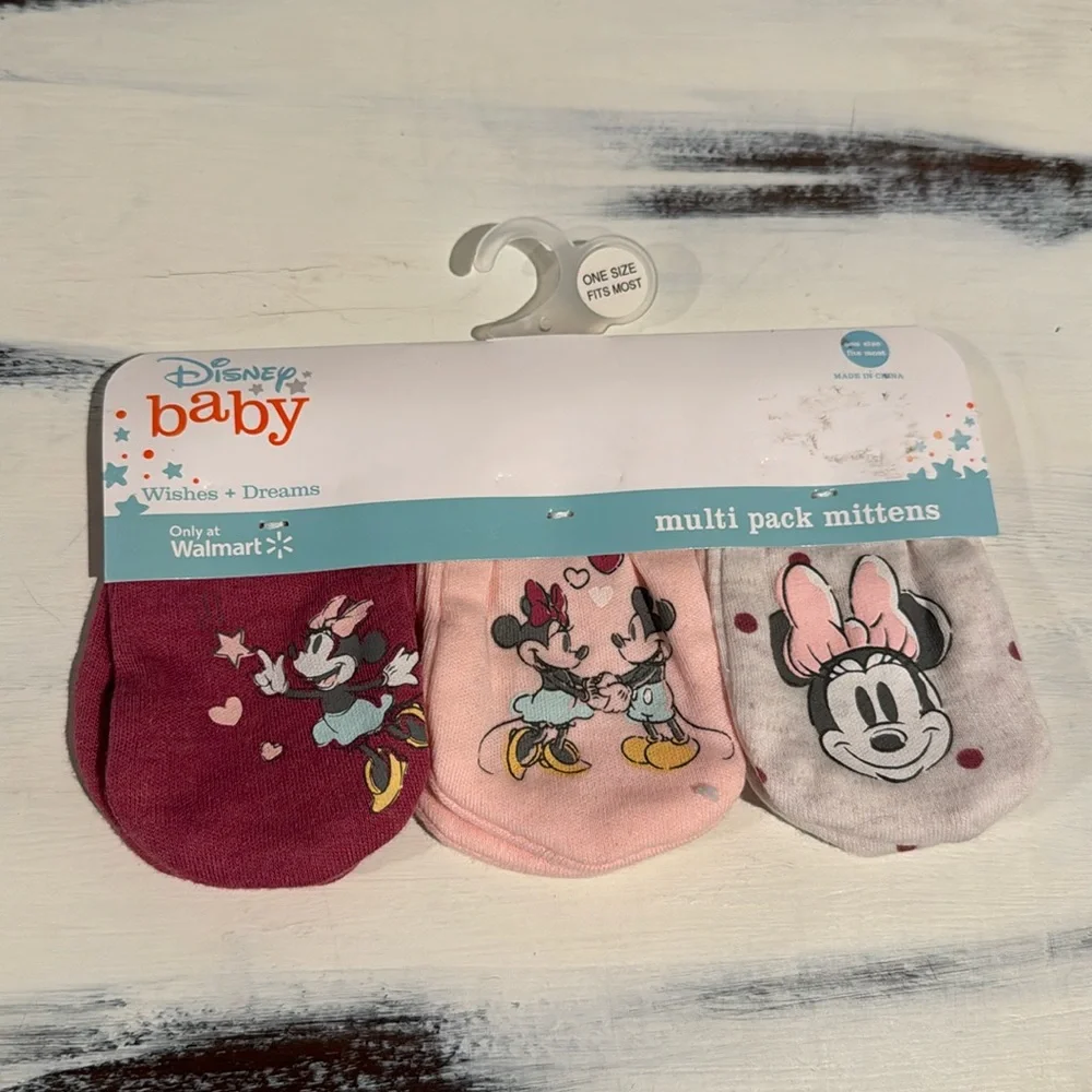 Minnie Mouse 3pk of mittens